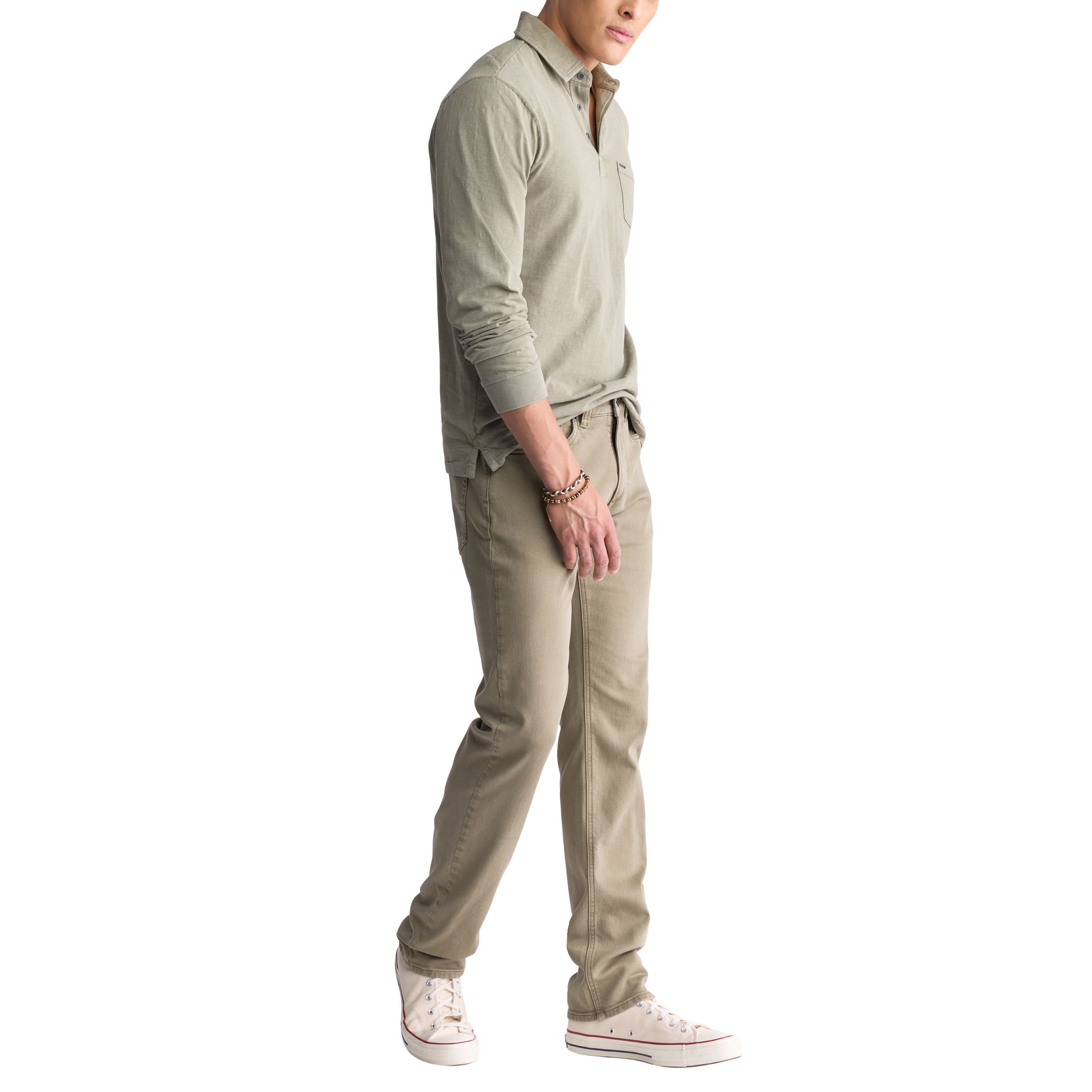 Buffalo Men's Straight Six Denim Knit Jeans