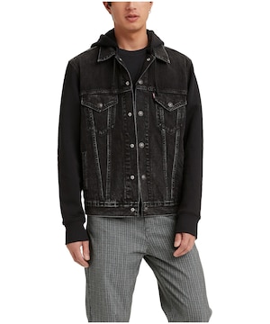 Levi's Men's Hybrid Denim Trucker Hoodie Jacket