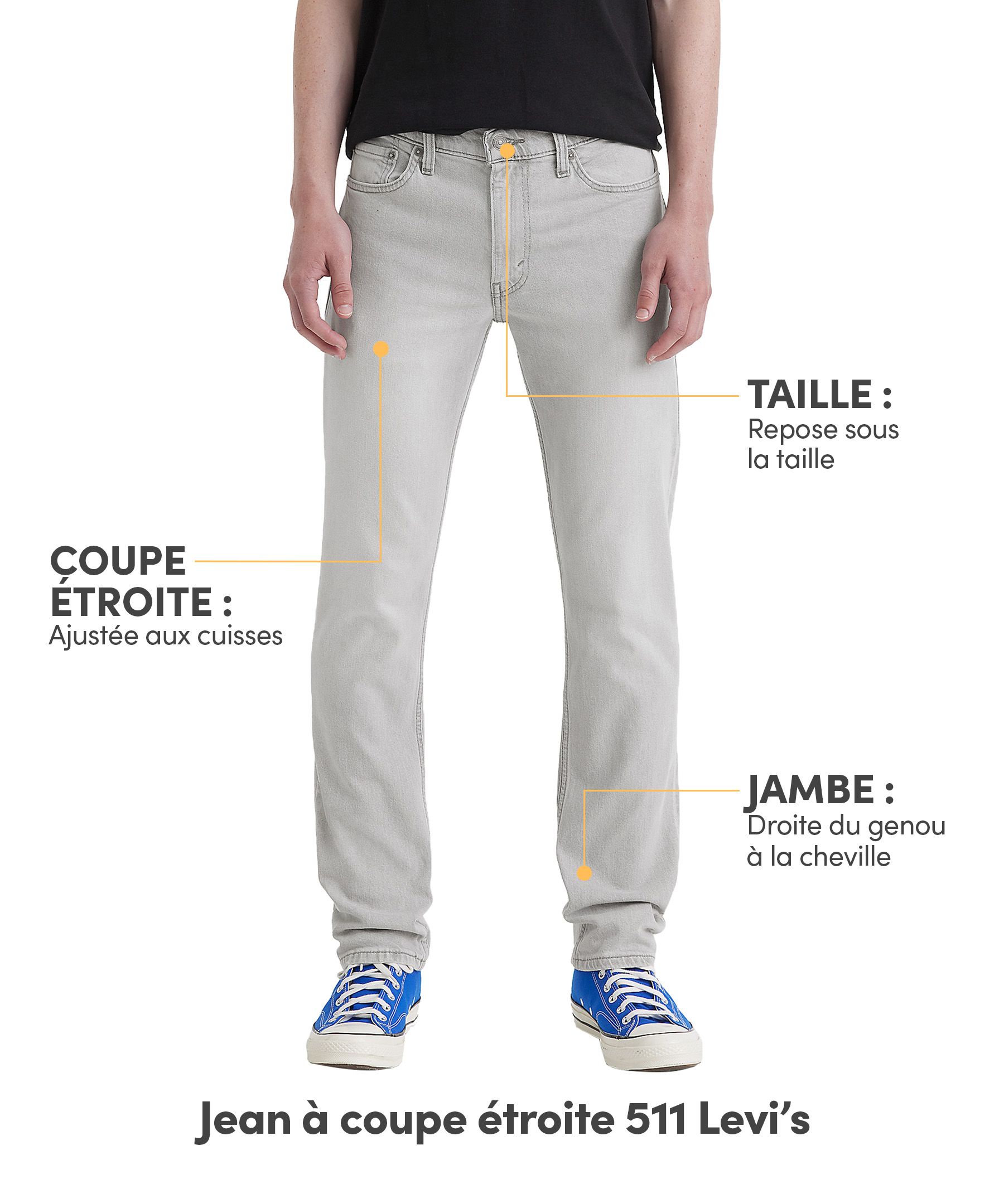 Jean à coupe étroite pour hommes, 511, At Odds, Levi's