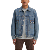Levi's Men's Type 2 In the Morning Denim Trucker Jacket Front_Flat