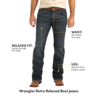 Wrangler Men's Retro Relaxed Bootcut Jeans