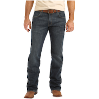 Wrangler Men's Retro Relaxed Bootcut Jeans Front_Flat