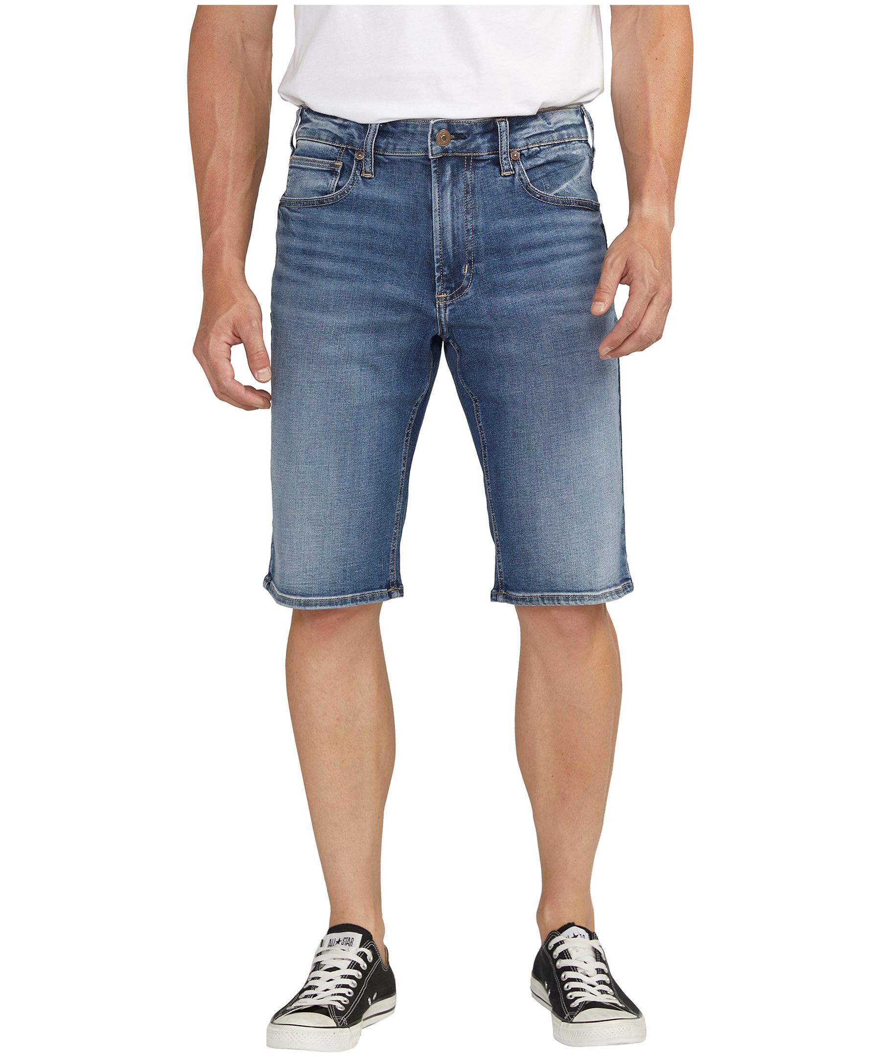 Silver Mens Grayson Shorts Marks