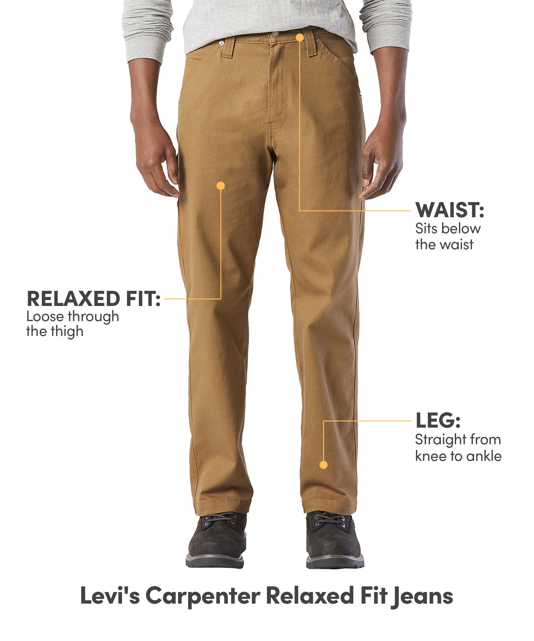 Levi's Signature Carpenter Relaxed Fit Jeans