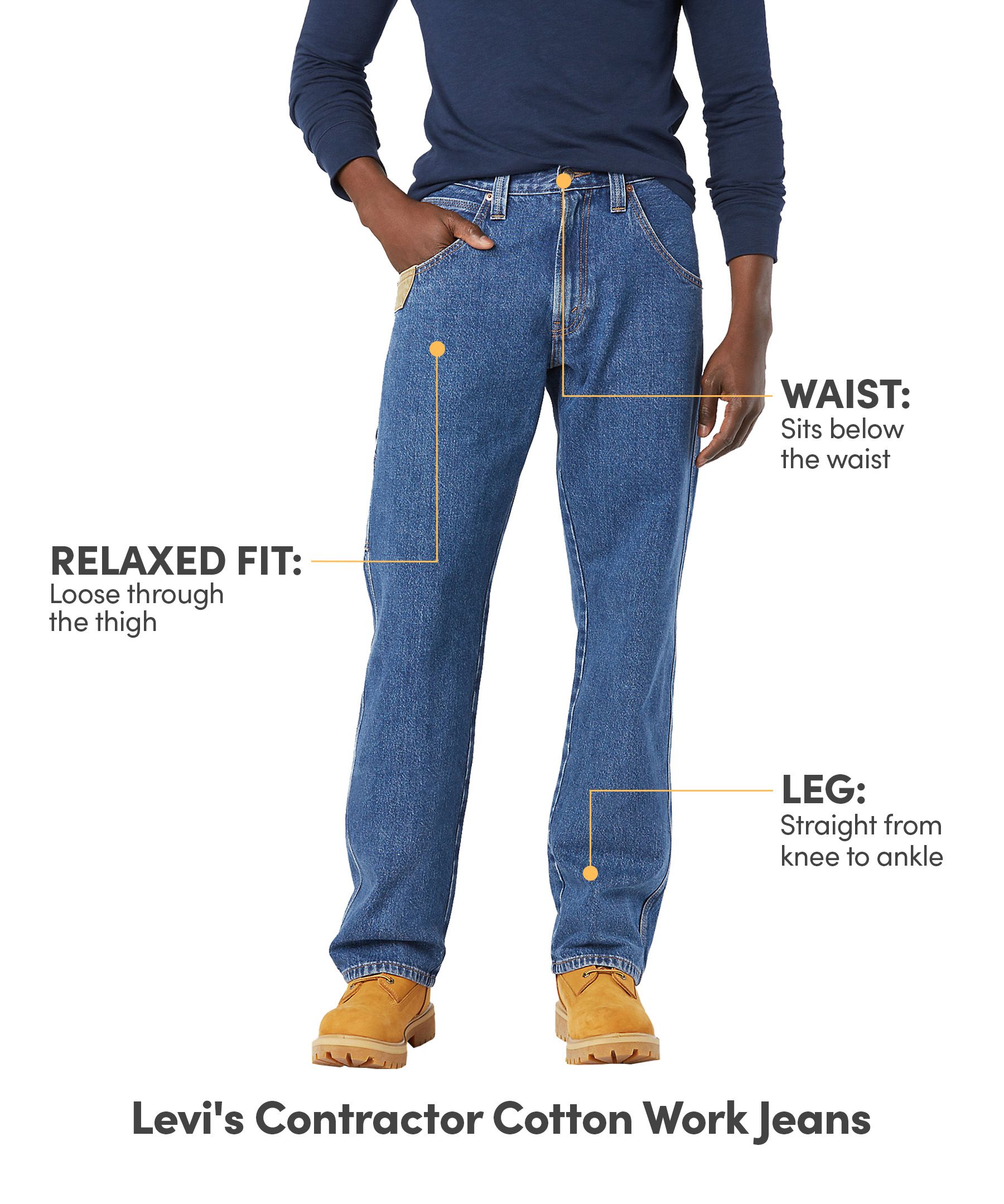 Levi's Signature Carpenter Relaxed Fit Jeans