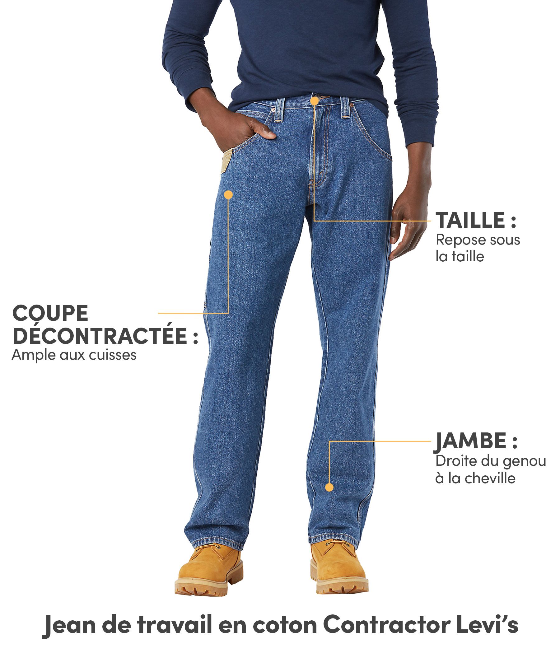 Jean à coupe décontractée, Signature Carpenter, Levi's