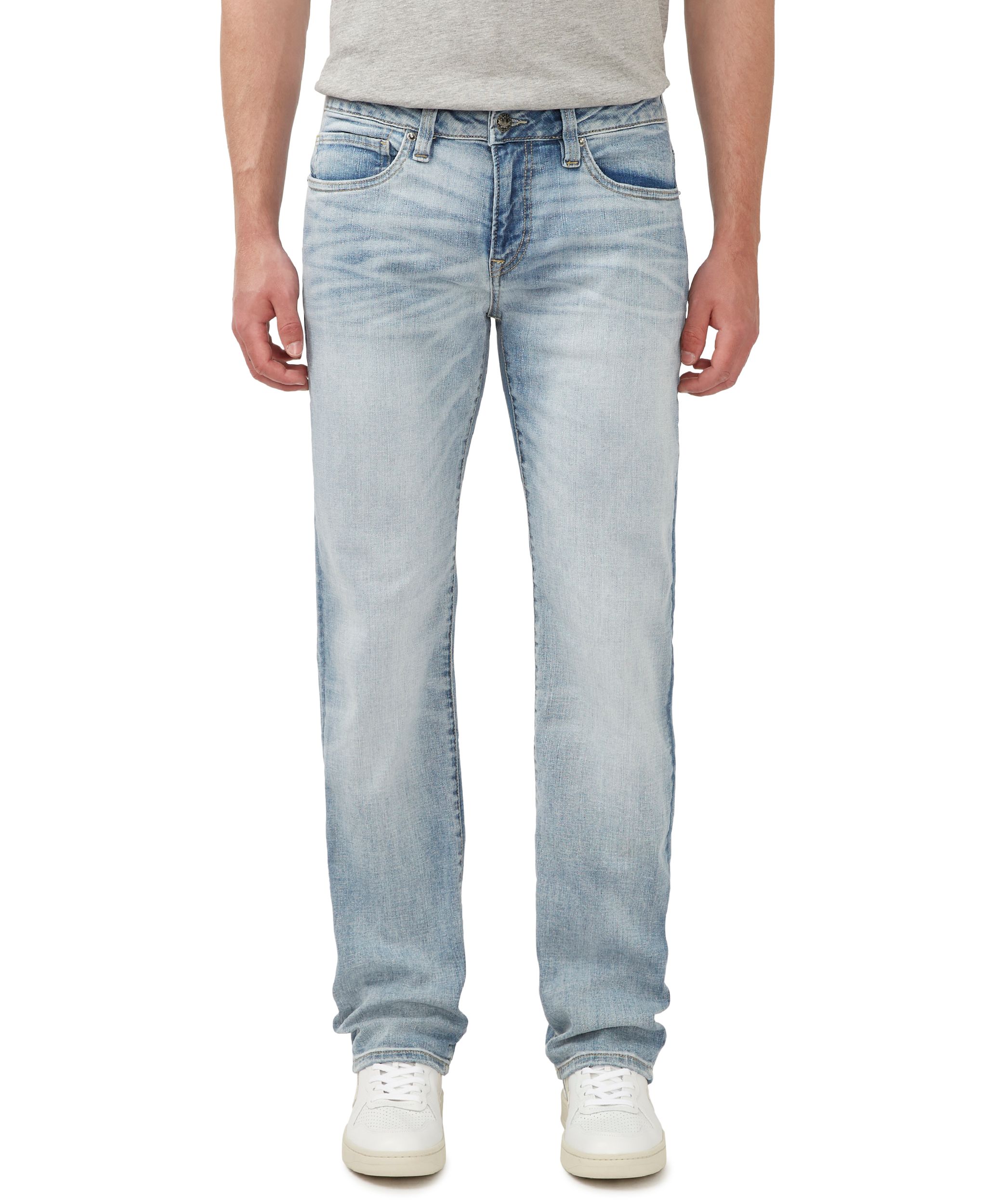 Jean extensible à jambe droite pour hommes, Straight Six, Authentic, Buffalo