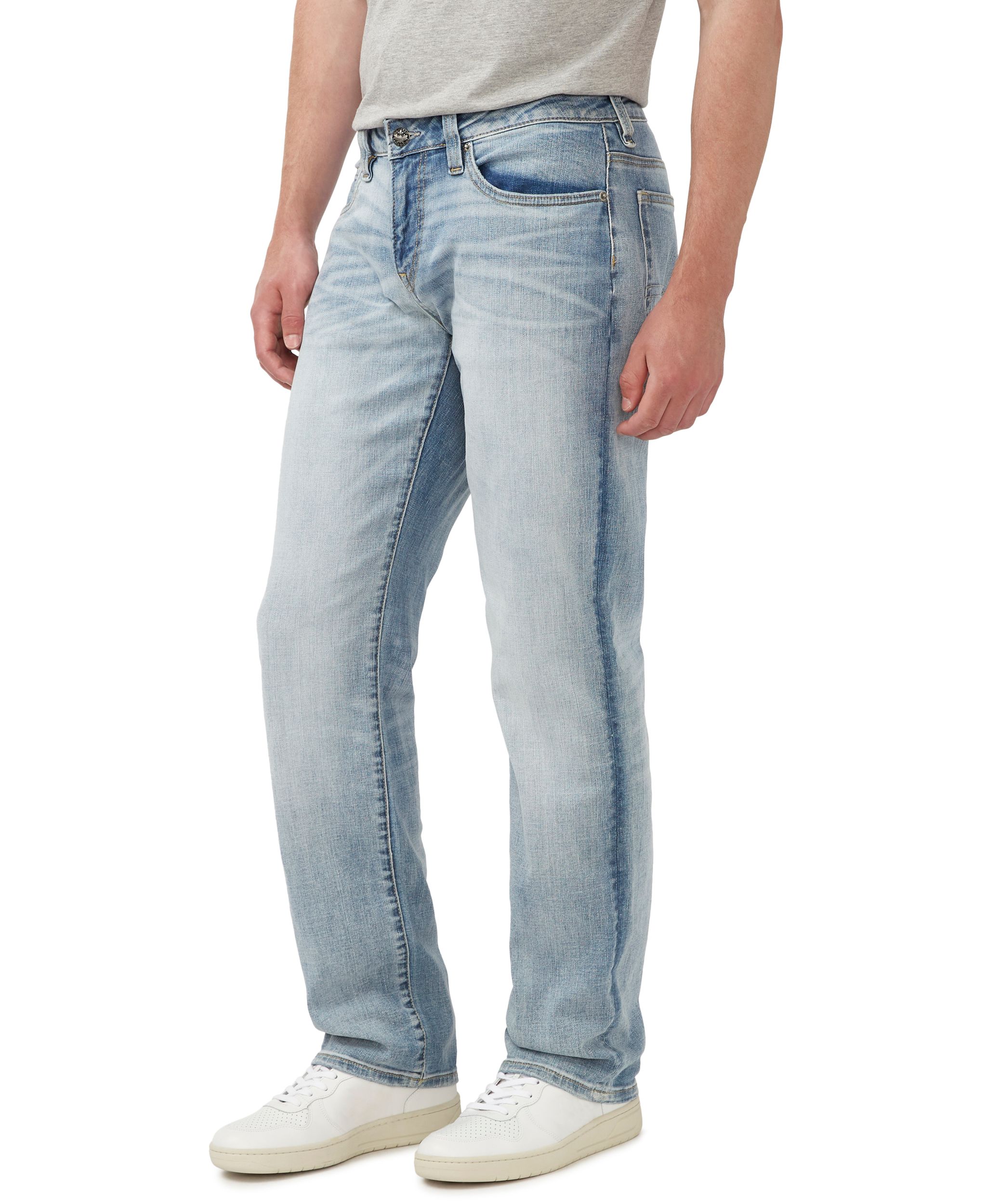 Jean extensible à jambe droite pour hommes, Straight Six, Authentic, Buffalo