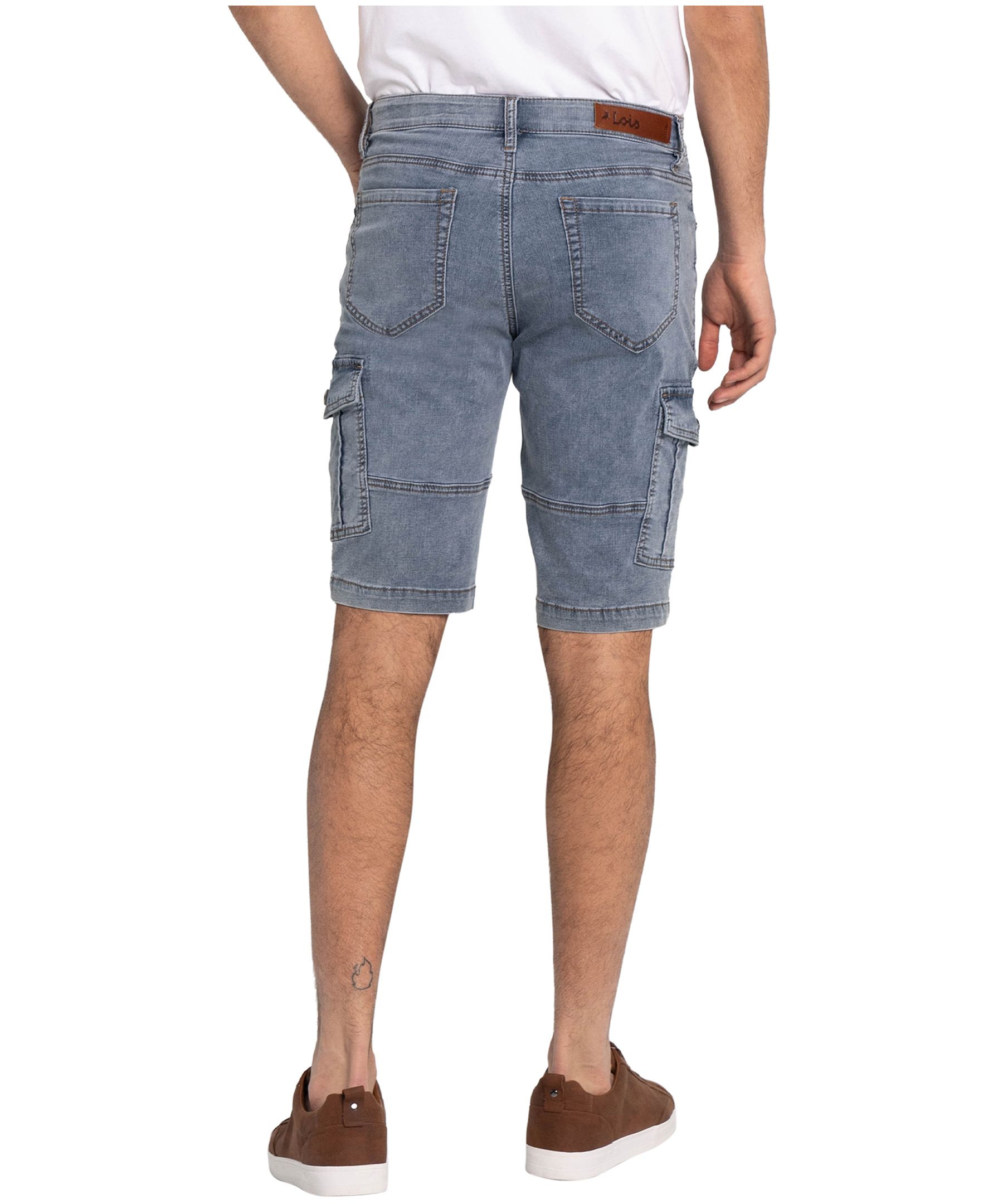 Lois Men's Enrique Bermuda Cargo Shorts