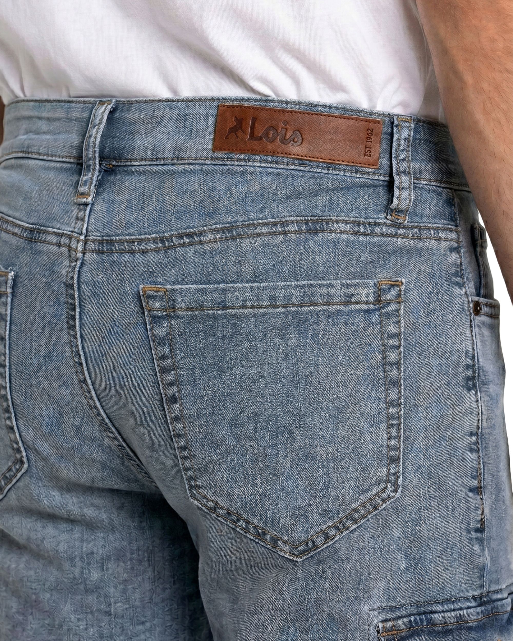 Short bermuda cargo pour hommes, Enrique, Lois