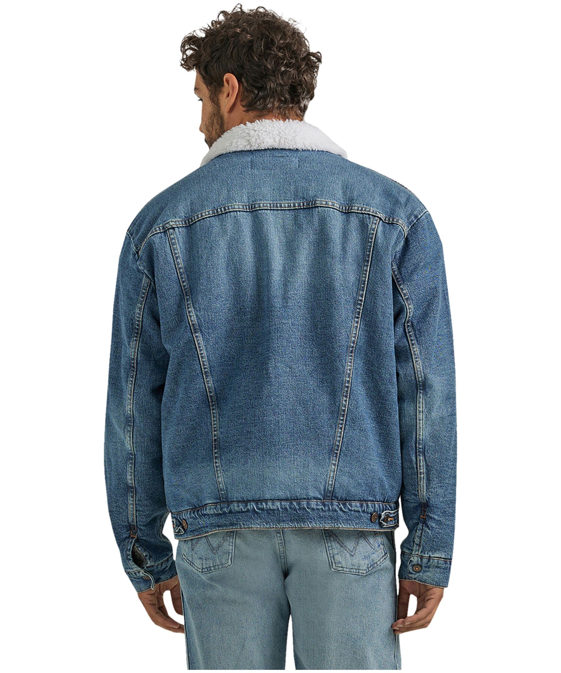 Wrangler Men's Sherpa Lined Denim Jacket