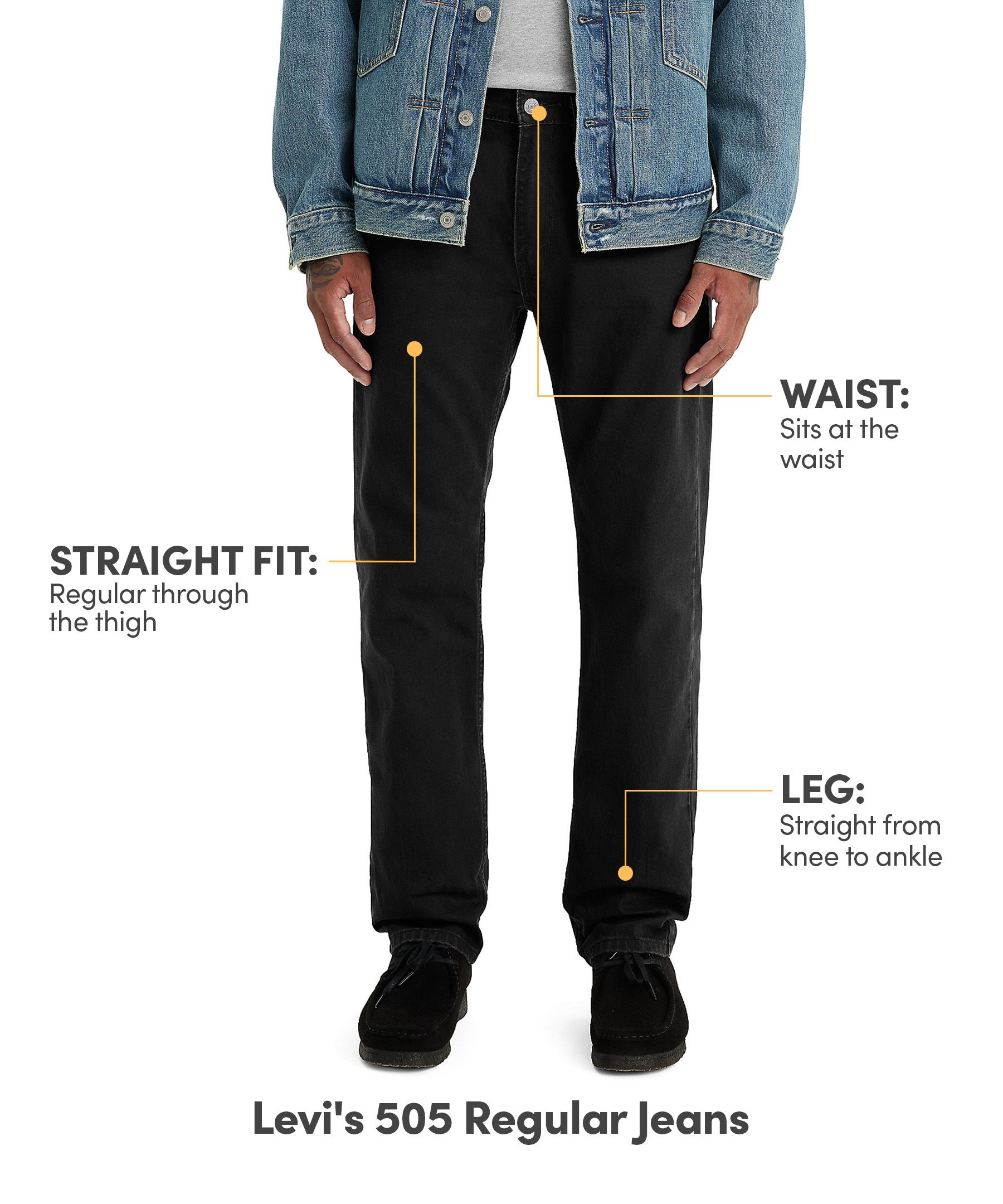 Levi's Men's 505™ Fall For It Ease Regular Fit Jeans