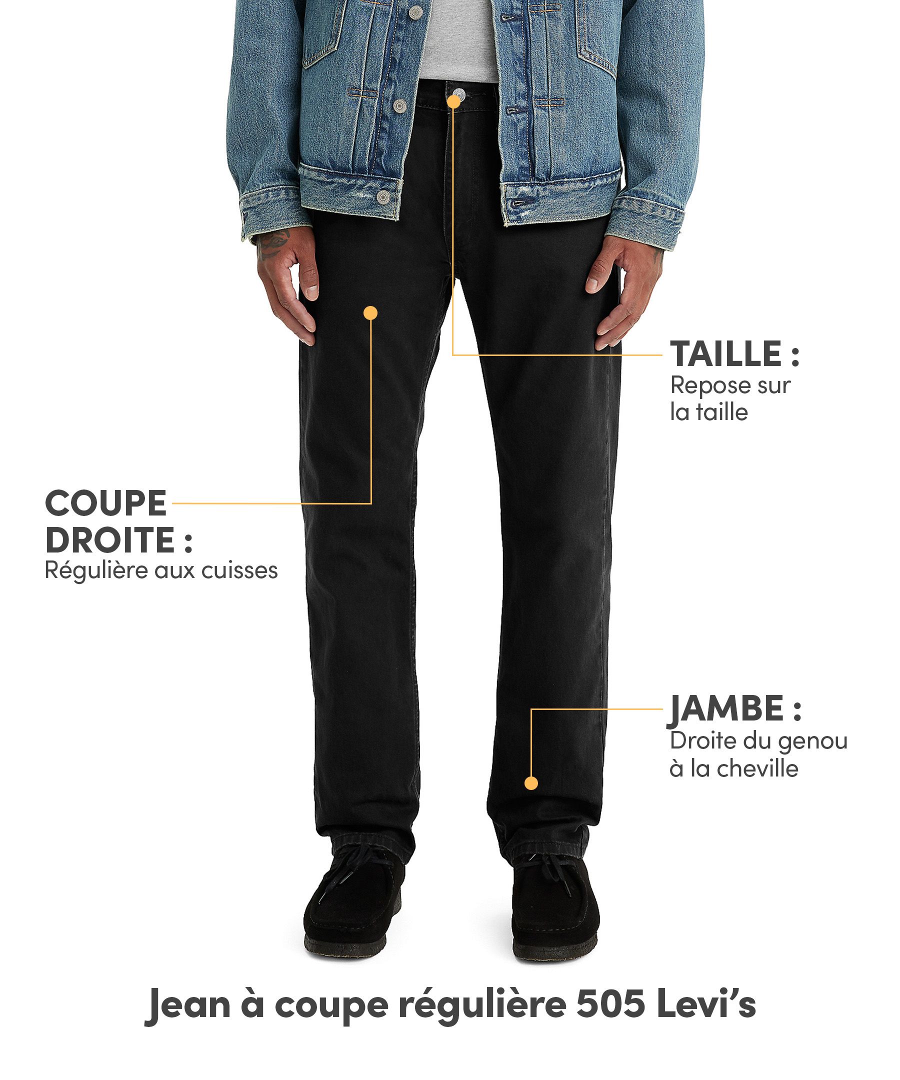Jean de coupe régulière en tissu Ease&nbsp;505MC pour hommes, Fall For It, Levi's