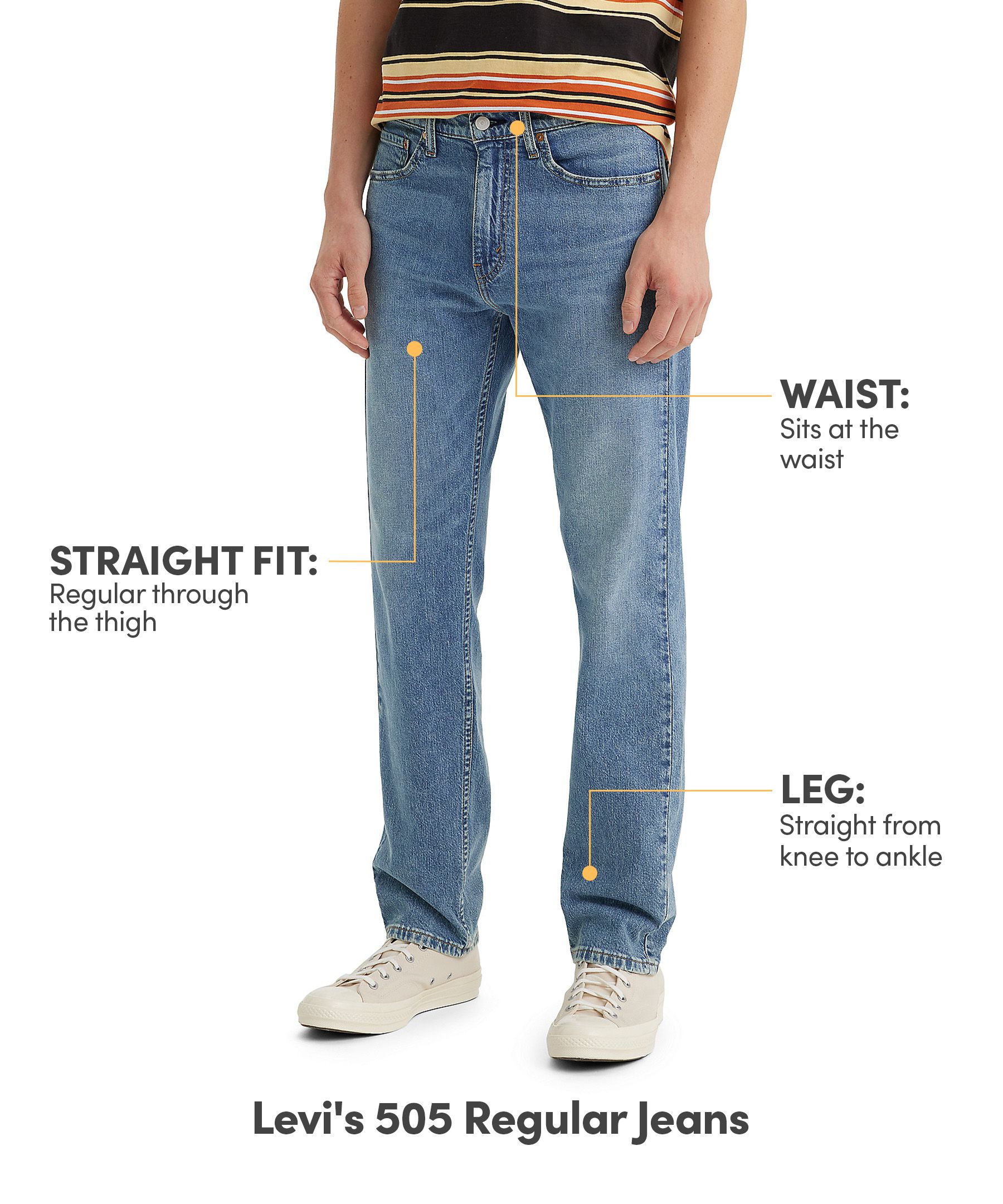 Levi's Men's 505™ Hats Off Ease Regular Fit Jeans