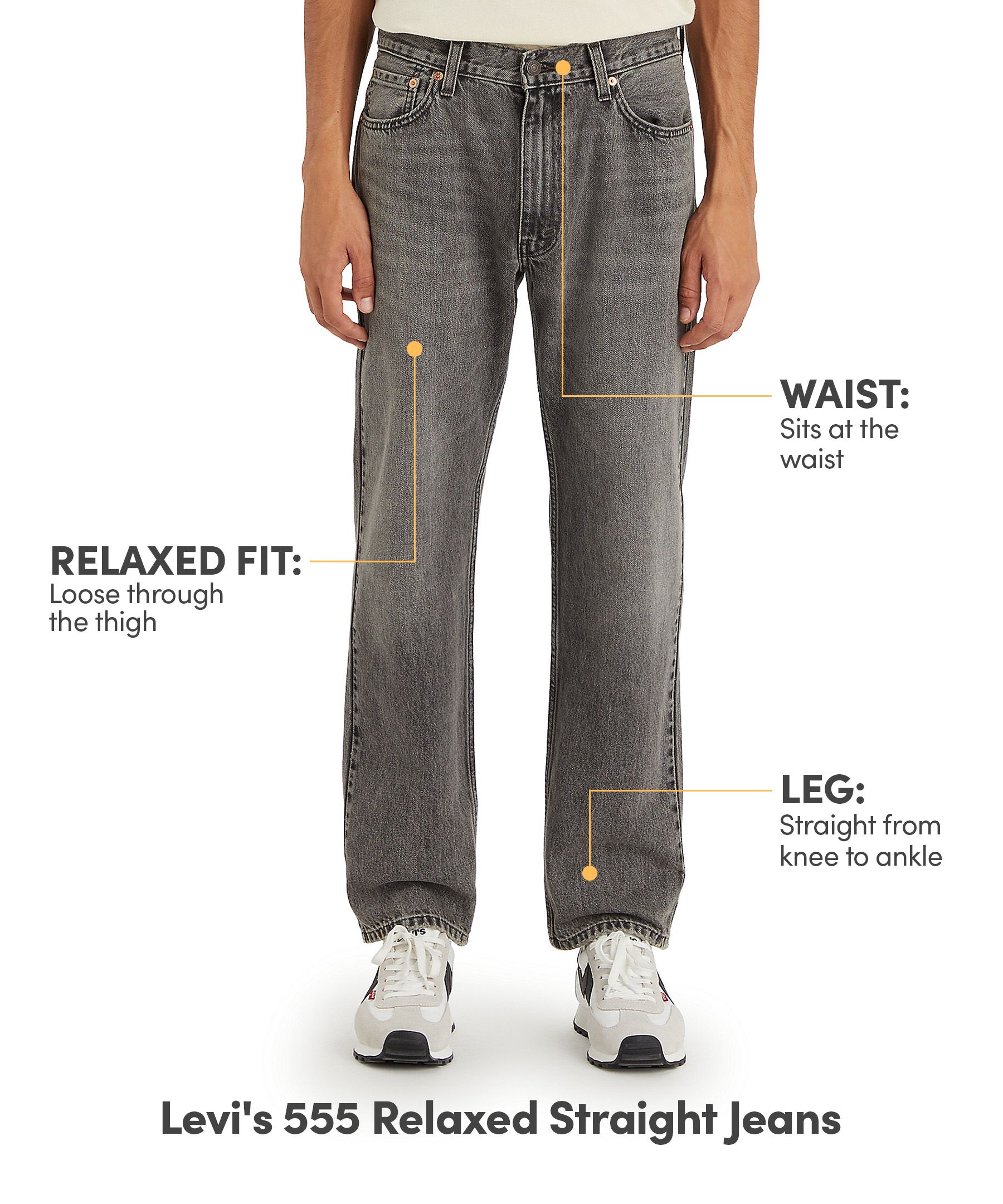 Levi's Men's 555™ Cheers to That Relaxed Fit Straight Leg Jeans