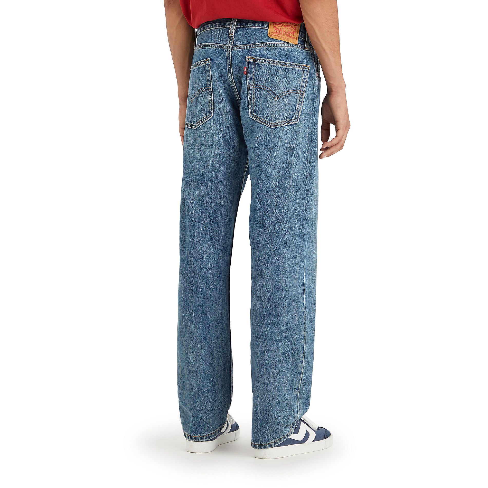 Levi s Men s 555 96 Wish You Would Relaxed Fit Jeans Marks