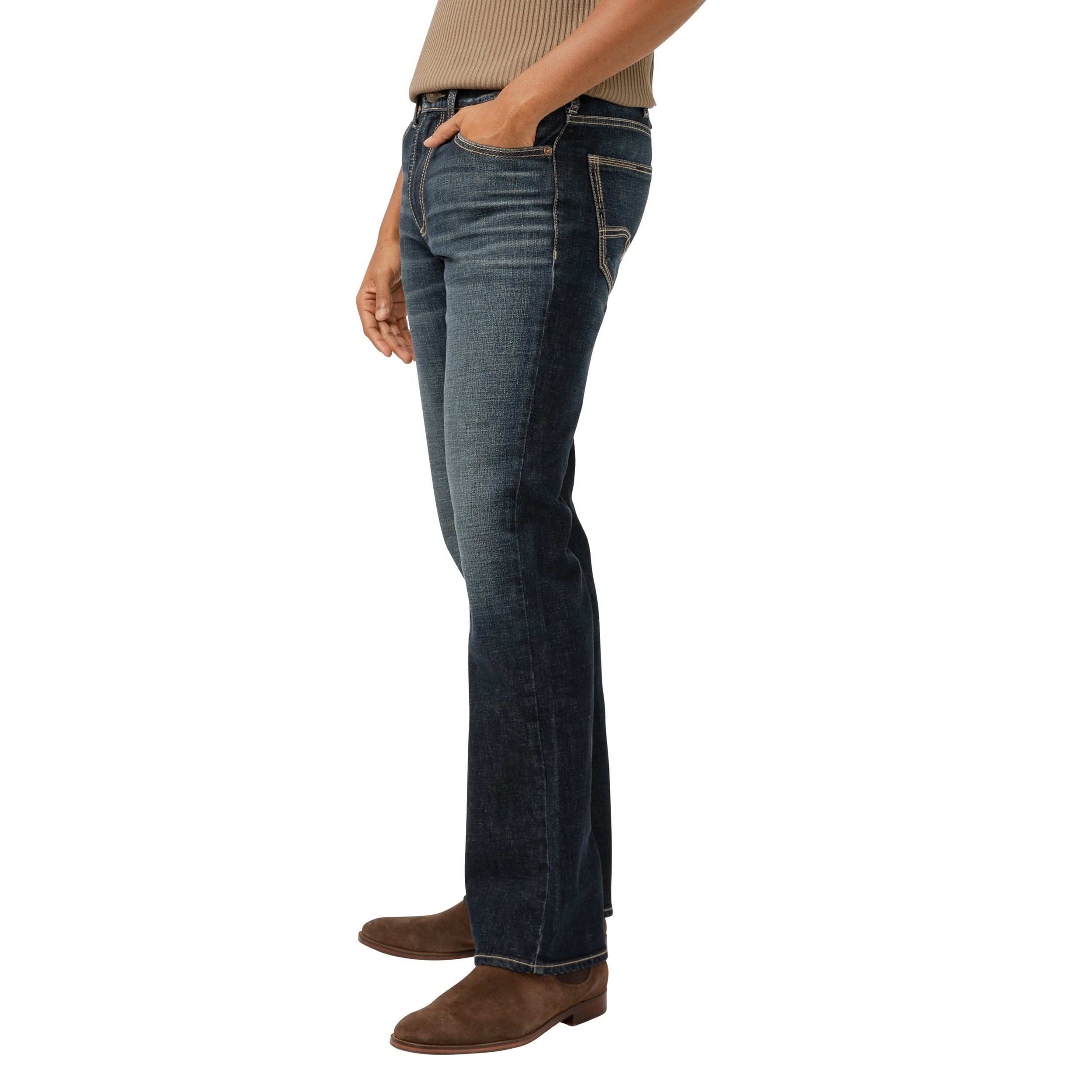 Silver Men's Zac Relaxed Fit Straight Leg Jeans