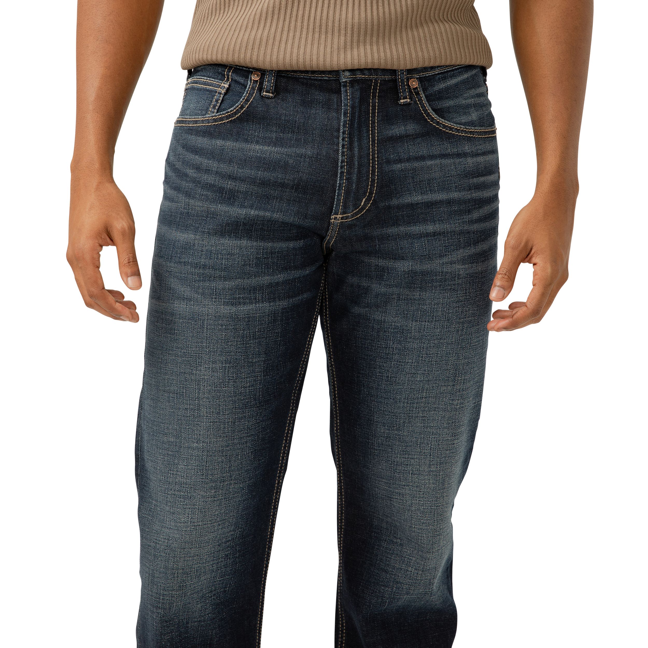 Silver Men's Zac Relaxed Fit Straight Leg Jeans