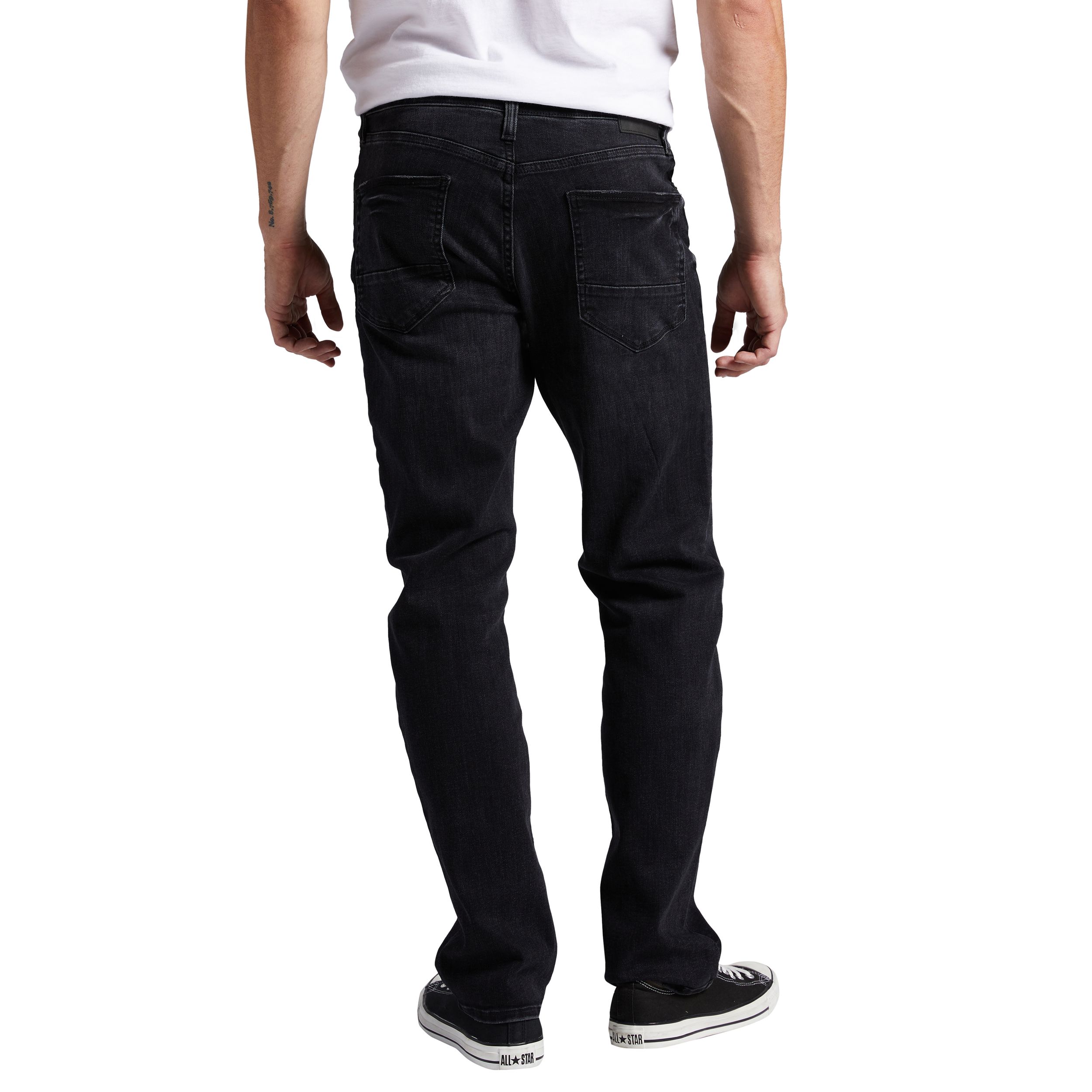 Jean étroit à coupe sportive pour hommes, Machray, Silver