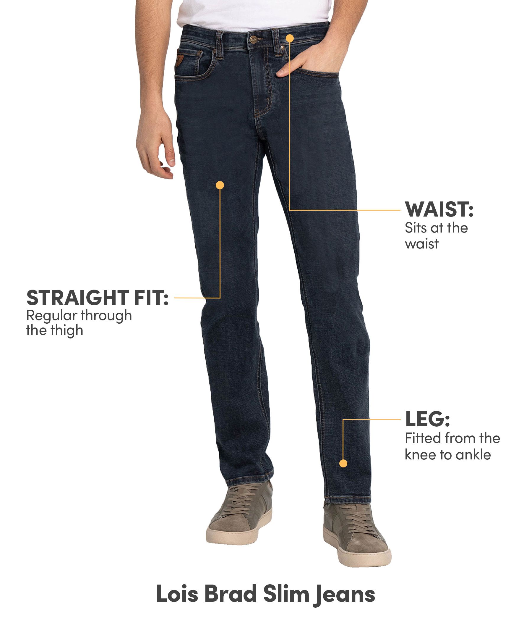 Lois Men's Brad Slim Jeans