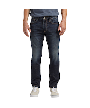 Silver Men's Konrad Slim Straight Fit Jeans