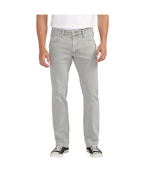 Silver Men's Allan Slim Fit Straight Leg Flex Jeans