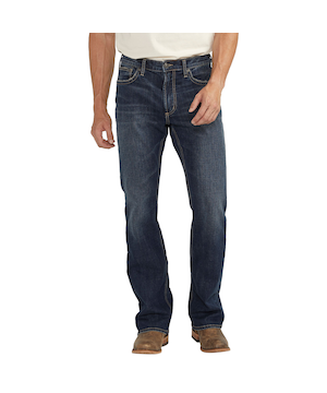 Silver Men's Jace Slim Fit Bootcut Flex Jeans