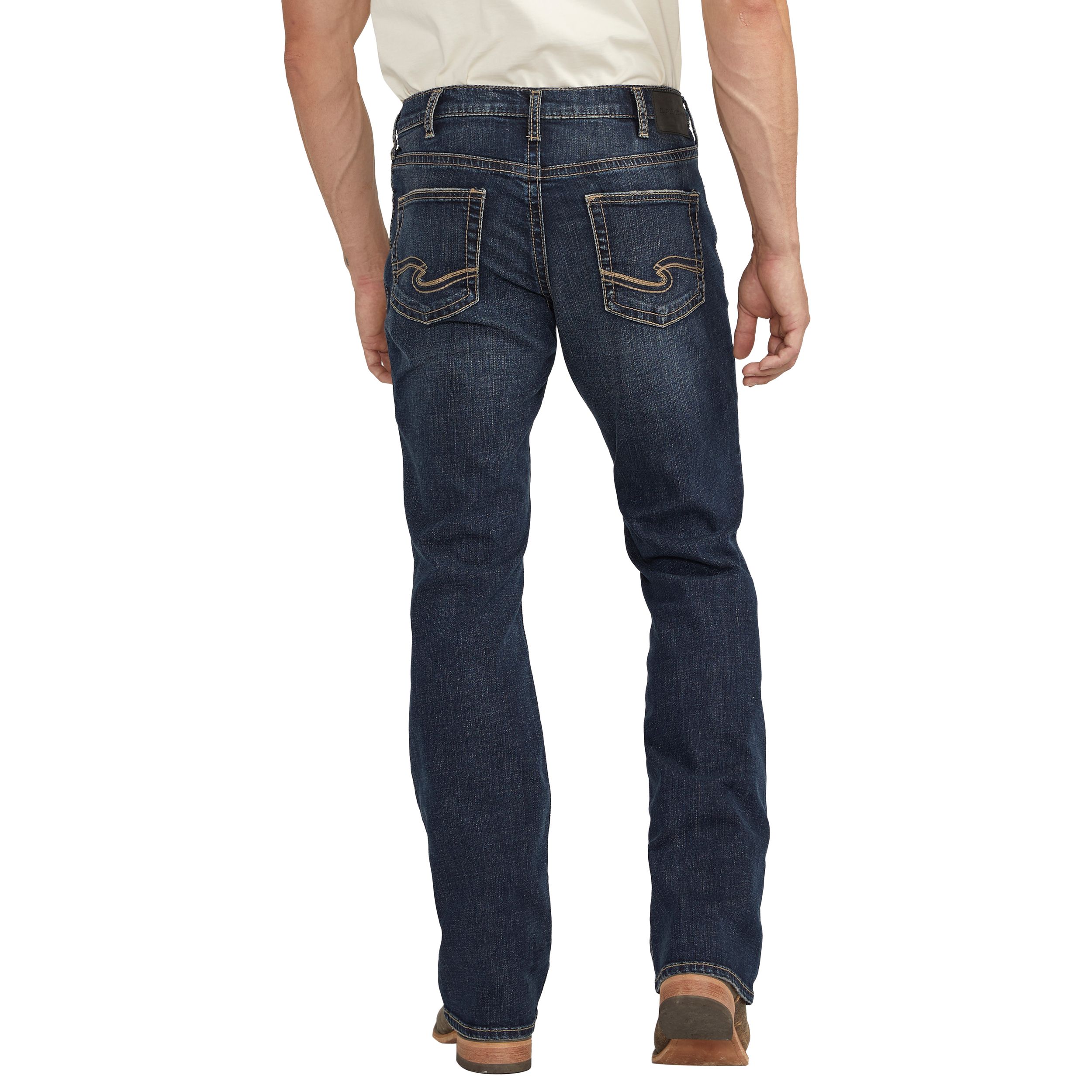 Silver Men's Jace Slim Fit Bootcut Flex Jeans