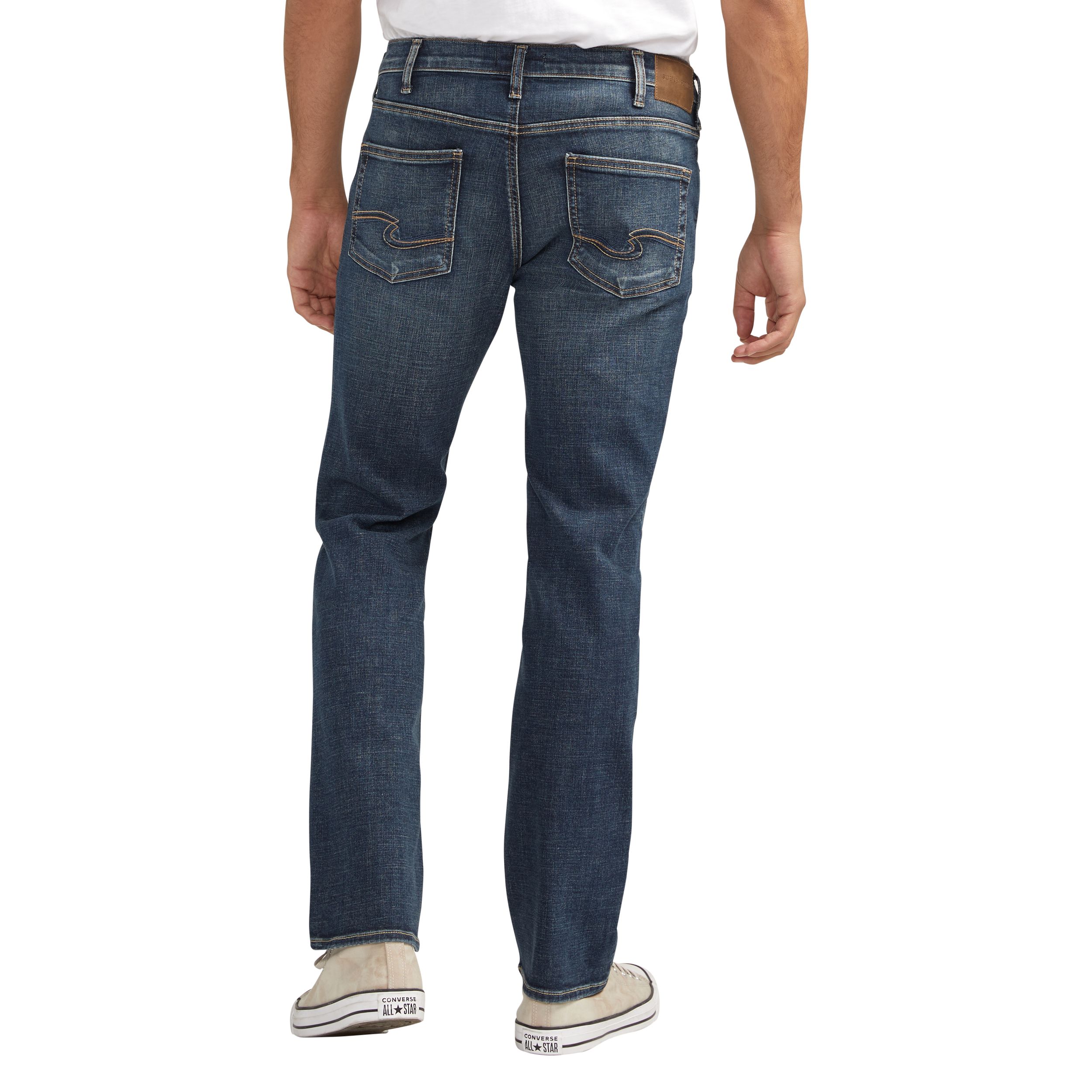 Silver Men's Allan Slim Leg Straight Fit Jeans