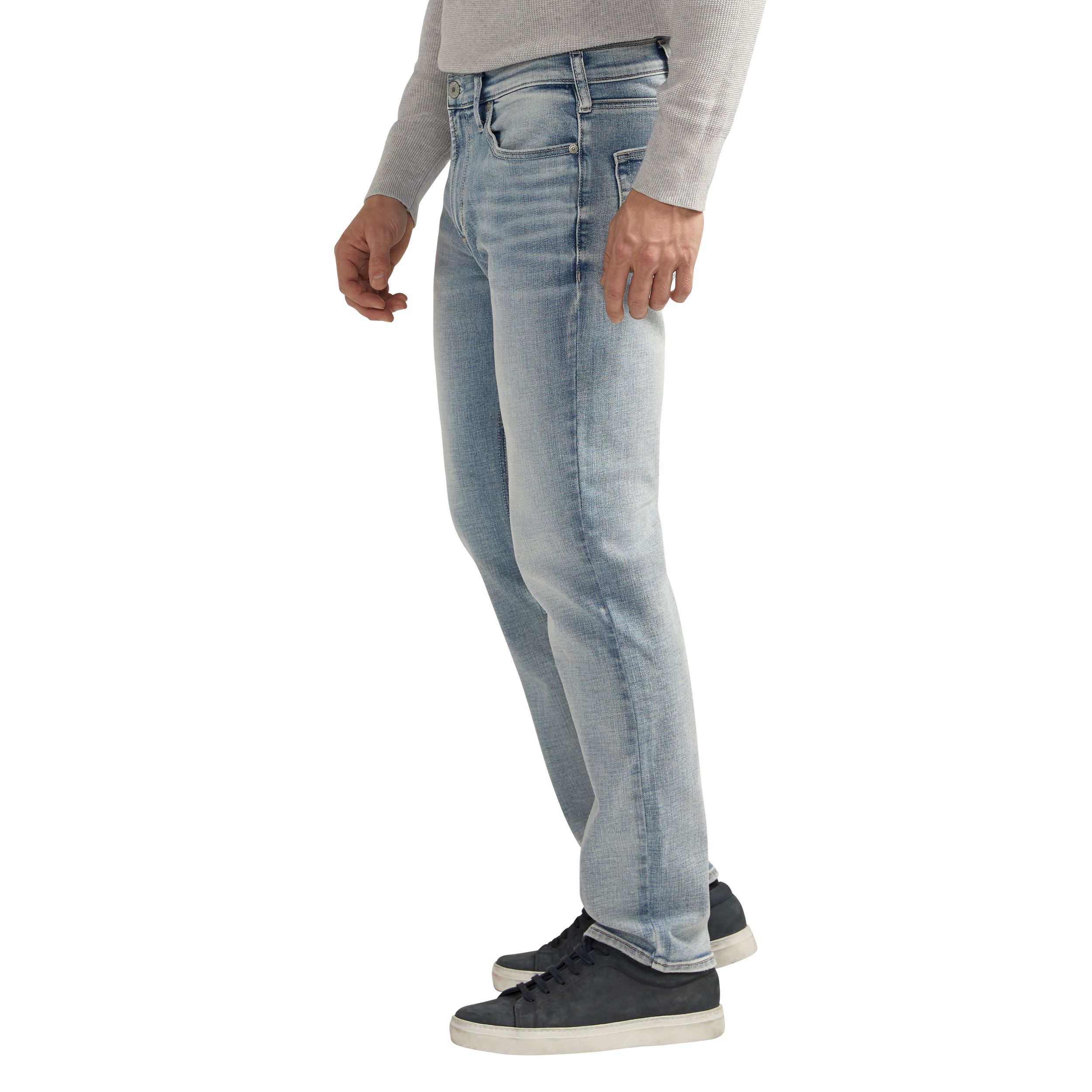 Jean à coupe étroite pour hommes, Konrad, Silver