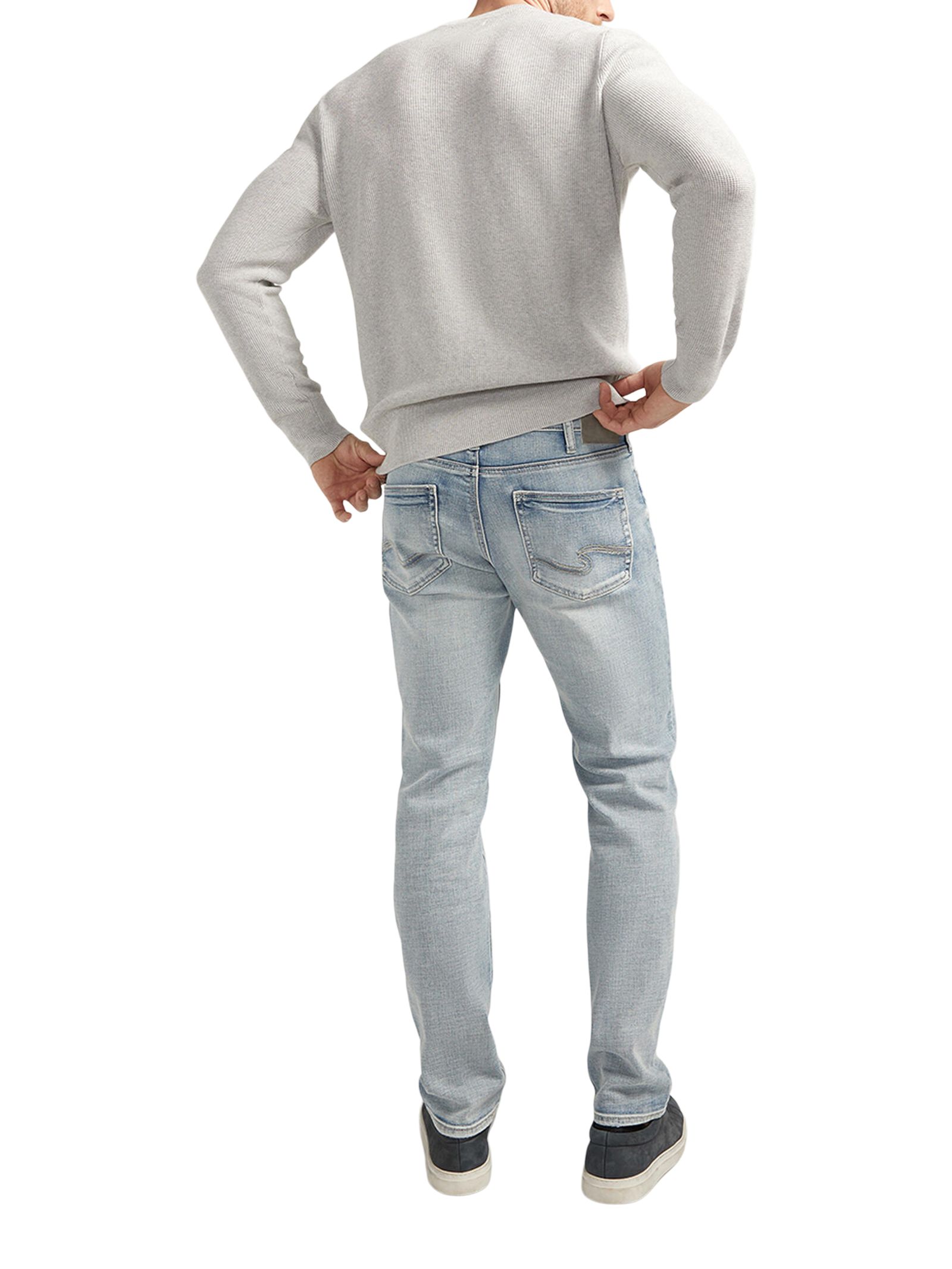 Jean à coupe étroite pour hommes, Konrad, Silver