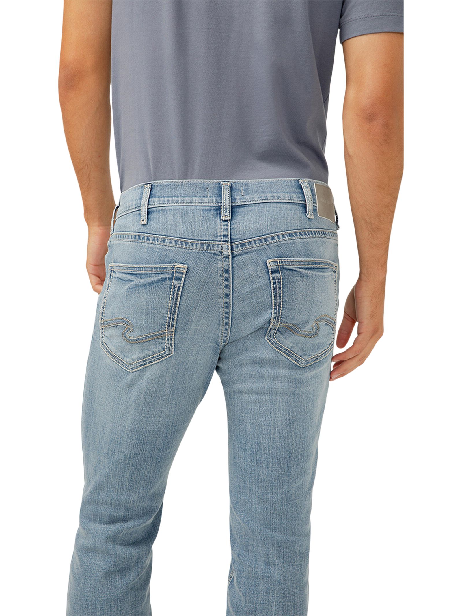 Silver Men's Jace Slim Boot Cut Jeans