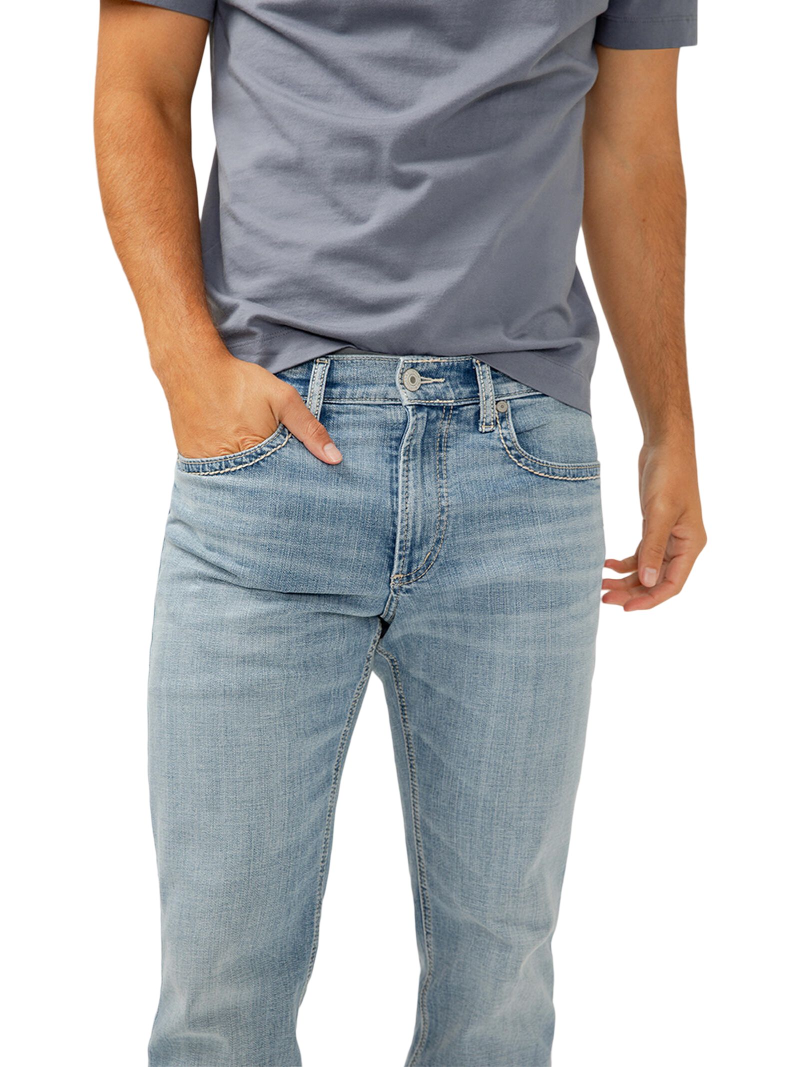 Silver Men's Jace Slim Boot Cut Jeans