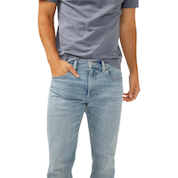 Silver Men's Jace Slim Boot Cut Jeans Front_Flat