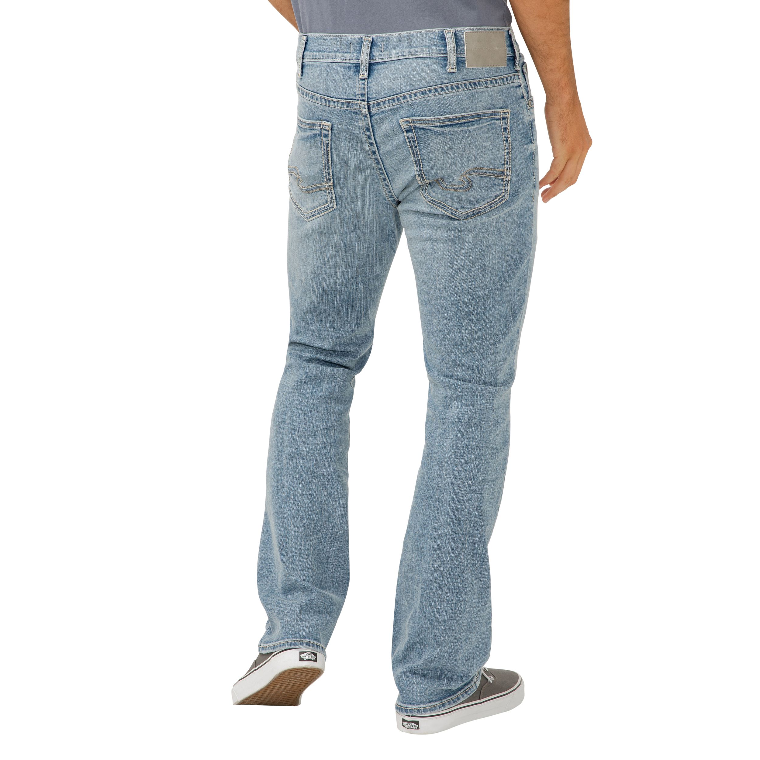 Silver Men's Jace Slim Boot Cut Jeans