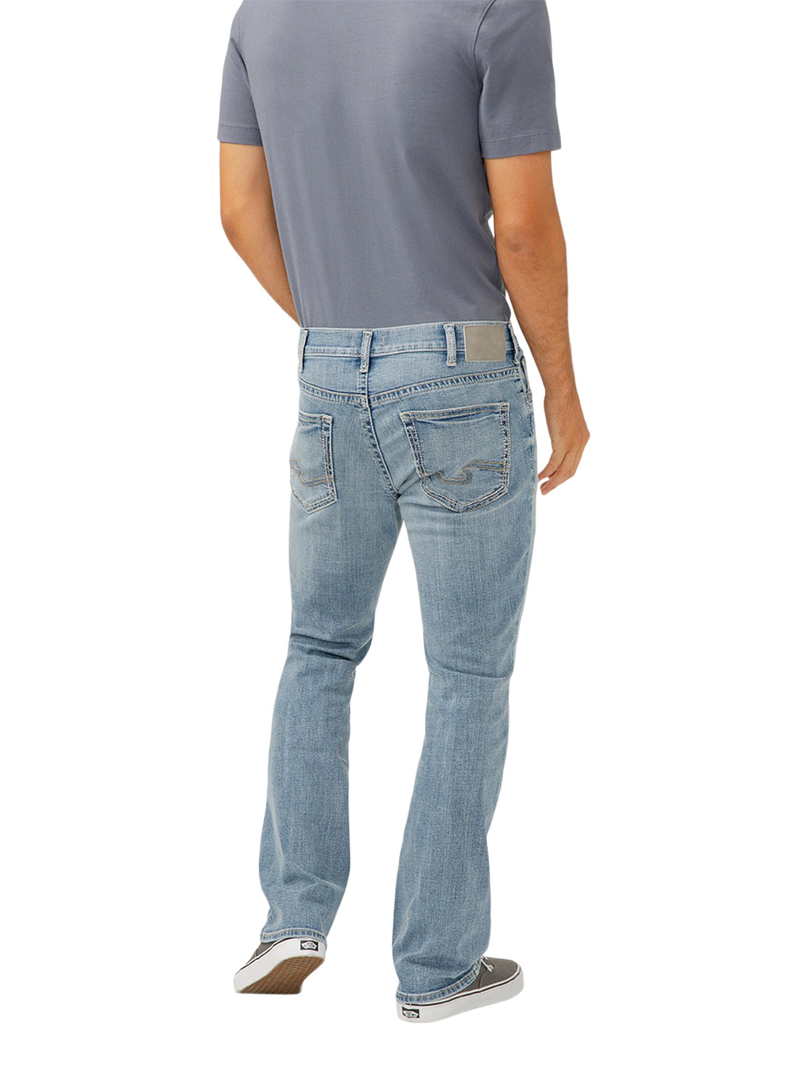 Silver Men's Jace Slim Boot Cut Jeans