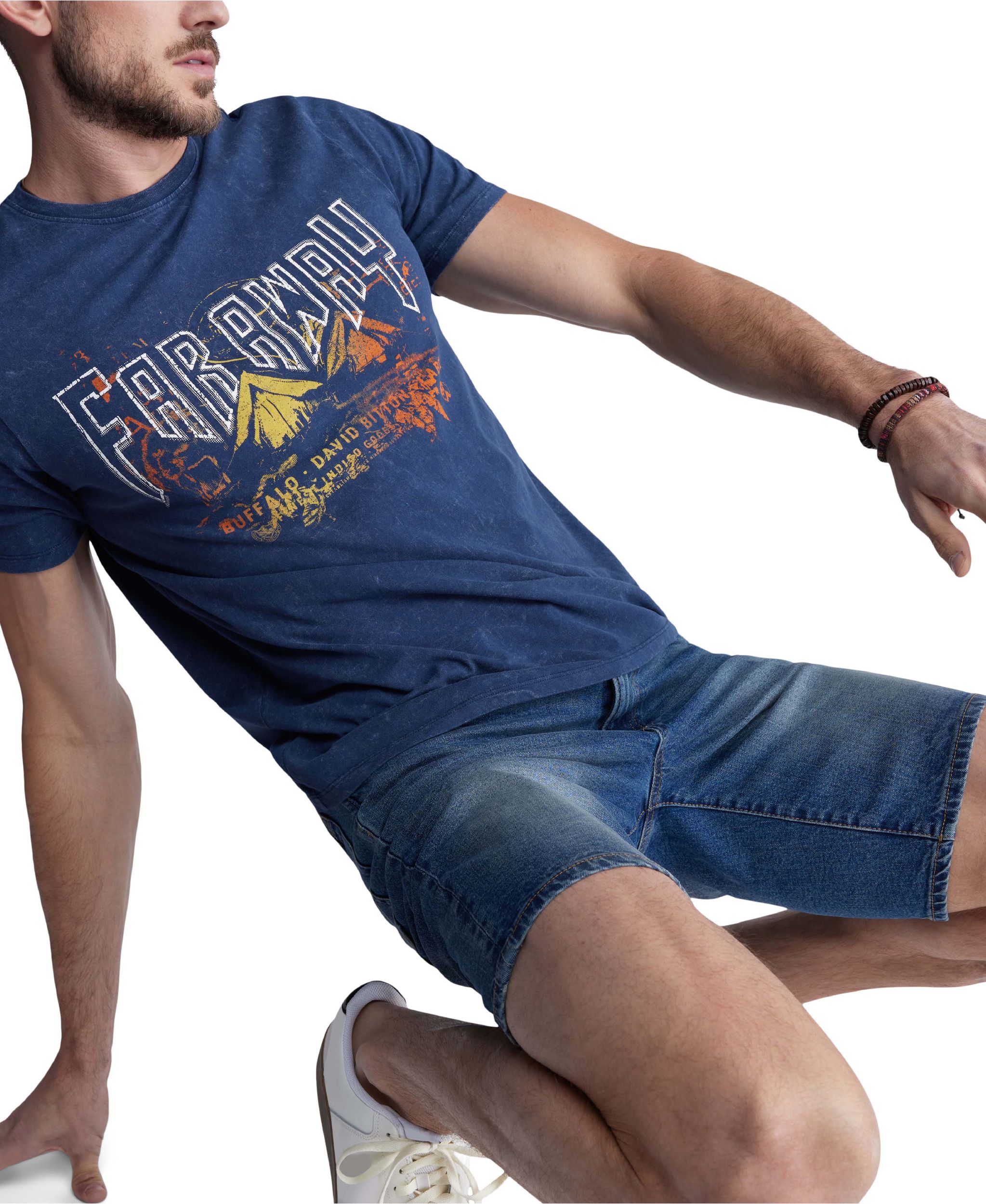 Short à coupe droite et décontractée pour hommes, Dean, Buffalo