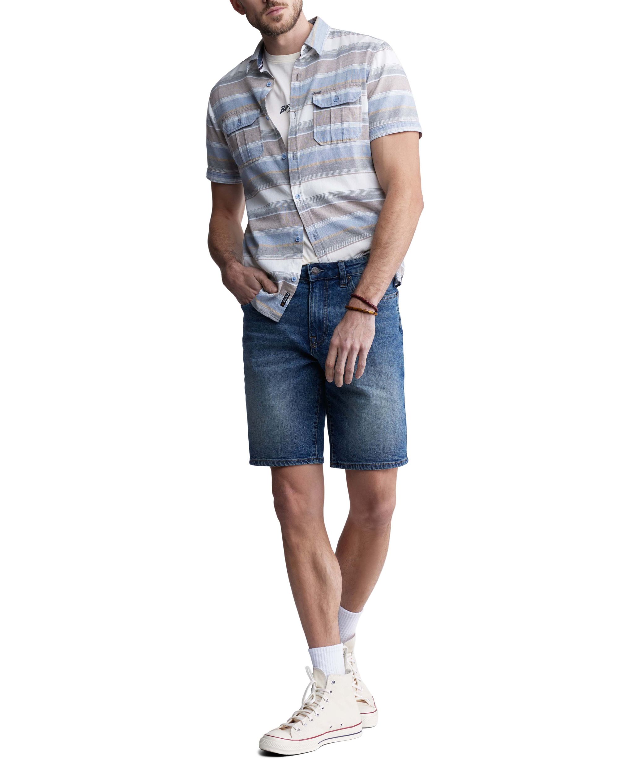 Short à coupe droite et décontractée pour hommes, Dean, Buffalo