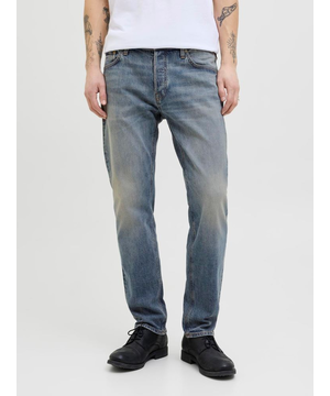 Jack & Jones Men's Mike Tapered Fit Denim Jeans
