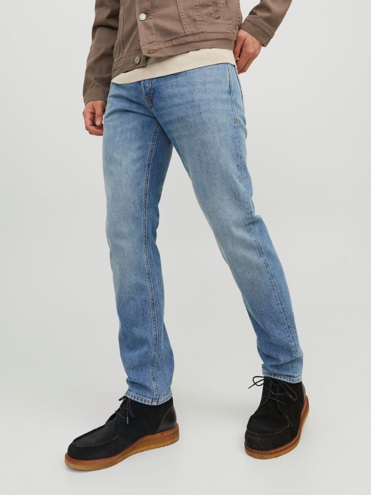 Jack & Jones Men's Mike Original 555 Tapered Fit Jeans