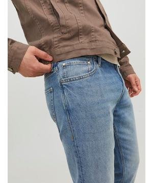 Jack & Jones Men's Mike Original 555 Tapered Fit Jeans