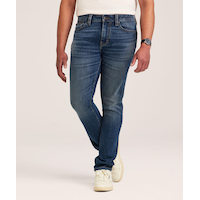 Jean à coupe étroite extensible dans 4 sens avec FLEXTECH pour hommes, Denver Hayes Front_Flat