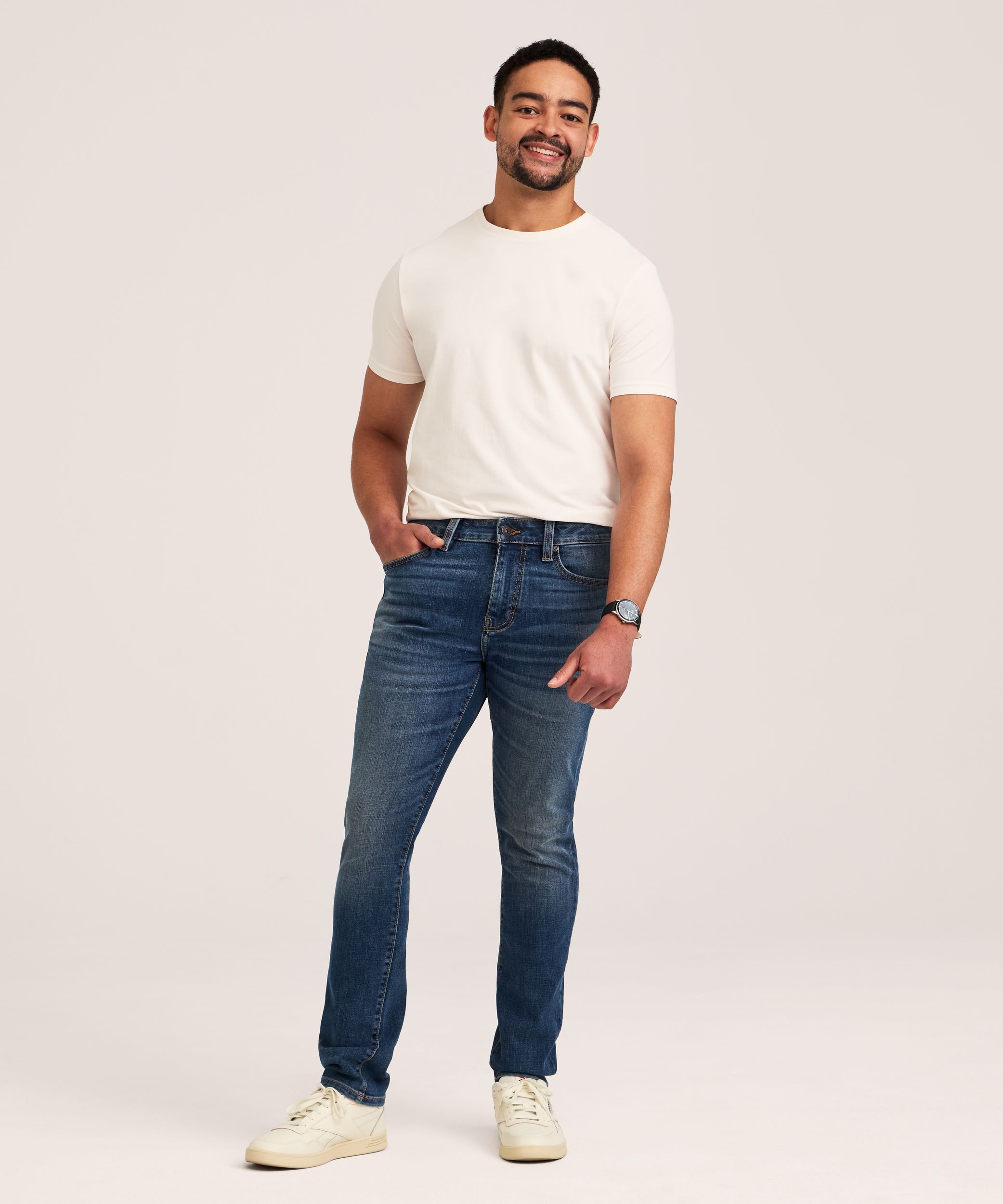 Denver Hayes Men's FlexTech 4-Way Stretch Slim Fit Jeans