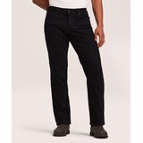 WindRiver Men's Plaid Flannel Lined T-Max® Element Straight Leg Jeans Front_Flat