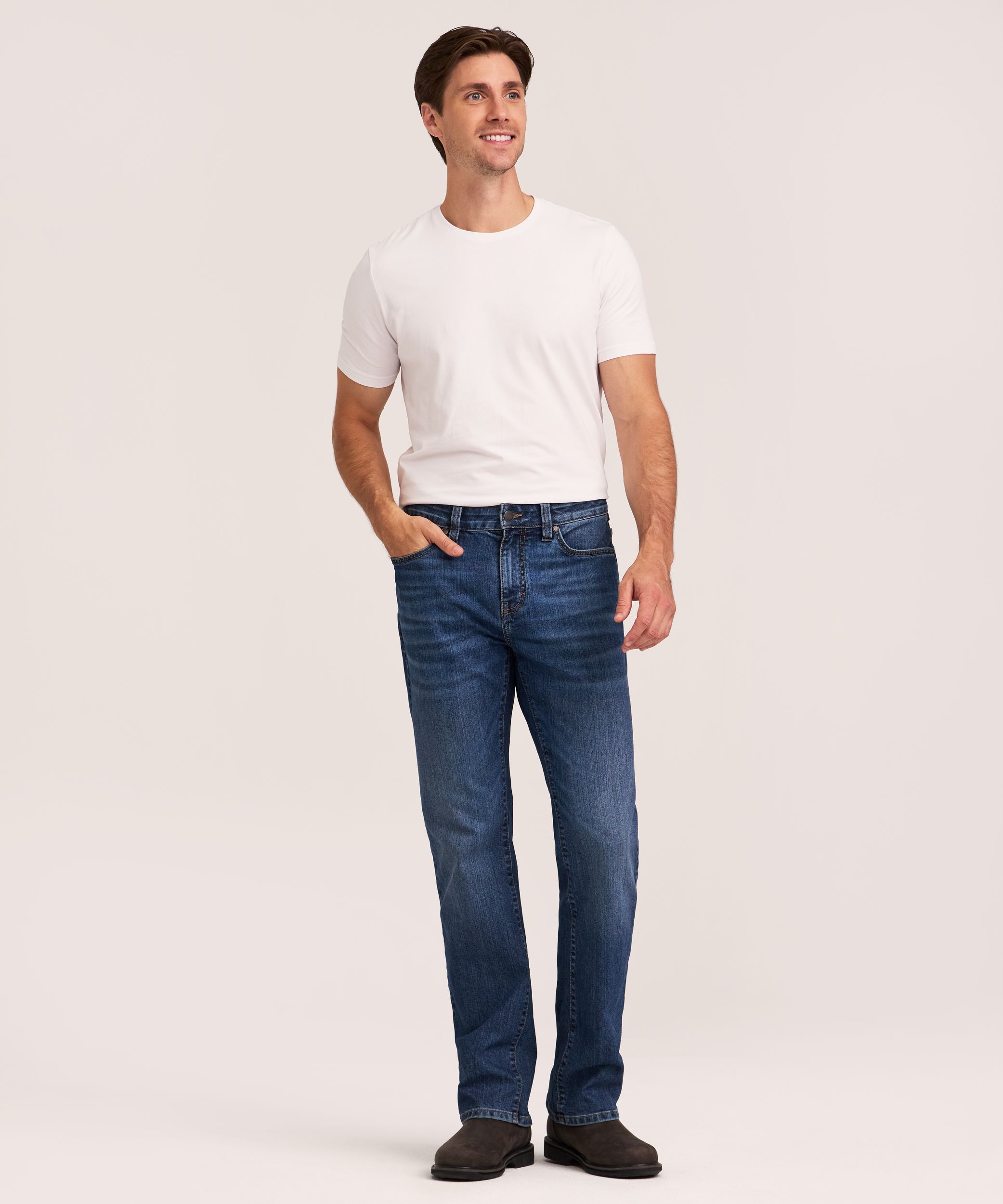 Jean à jambe droite T-Max pour hommes, WindRiver