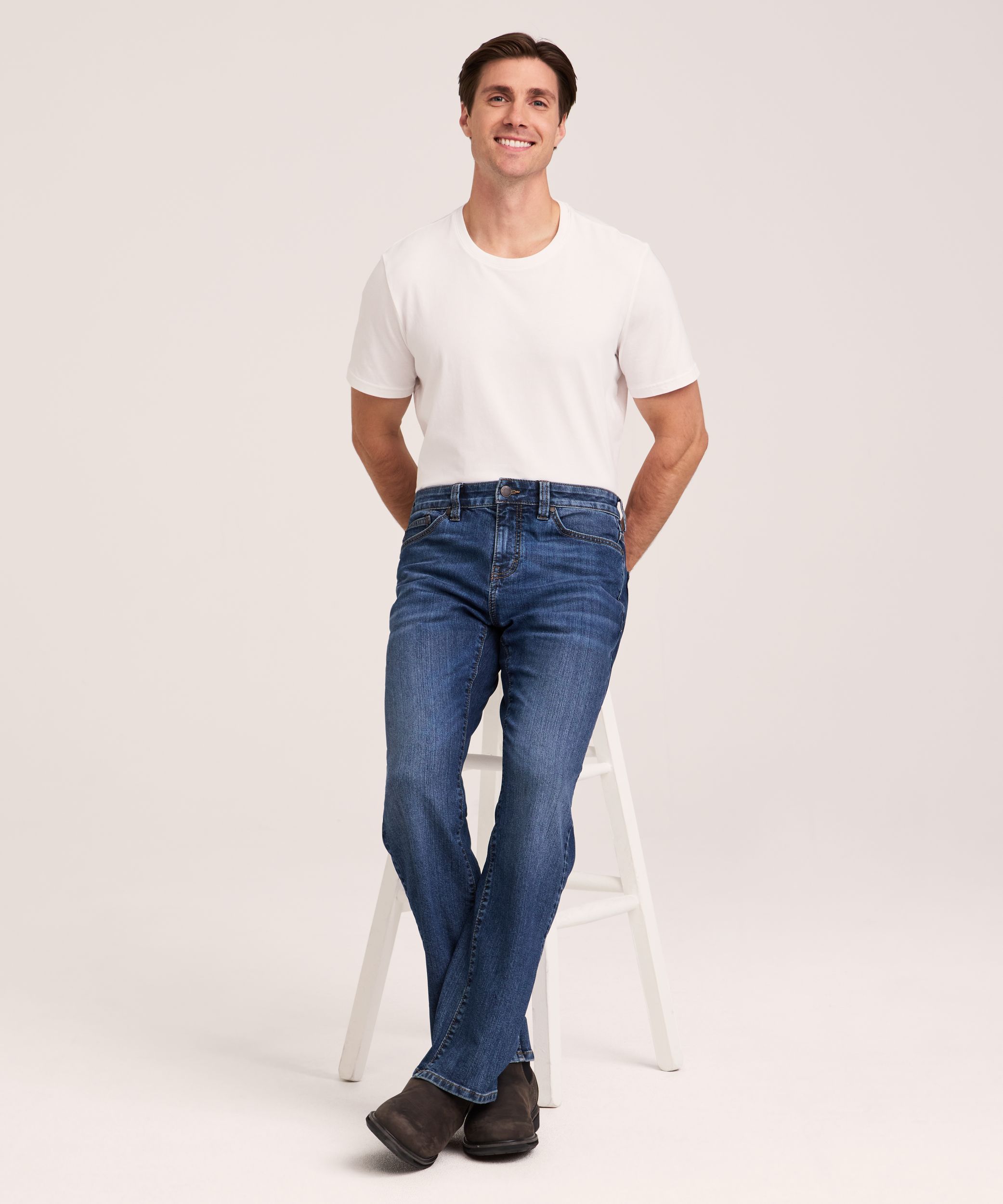 Jean à jambe droite T-Max pour hommes, WindRiver