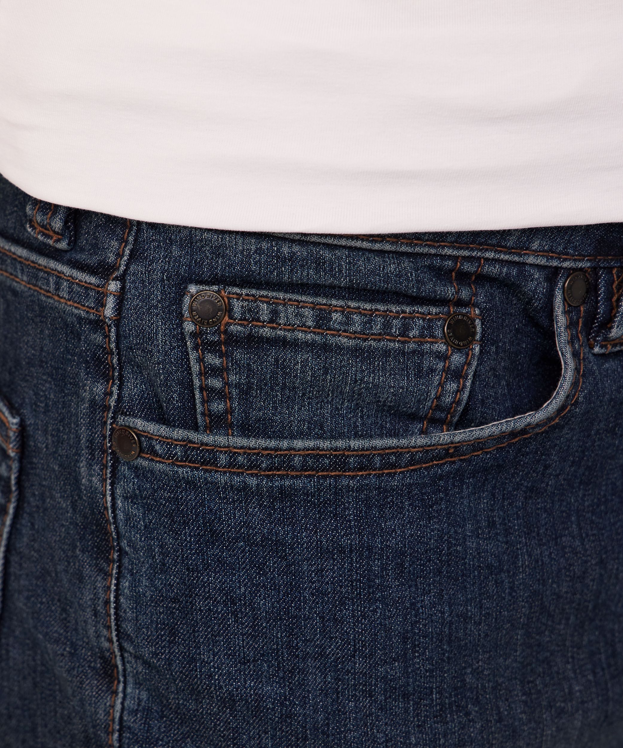 Jean à jambe droite T-Max pour hommes, WindRiver