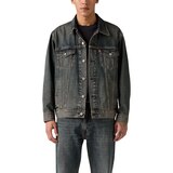 Levi's Men's Relaxed Fit Denim Trucker Jacket Front_Flat