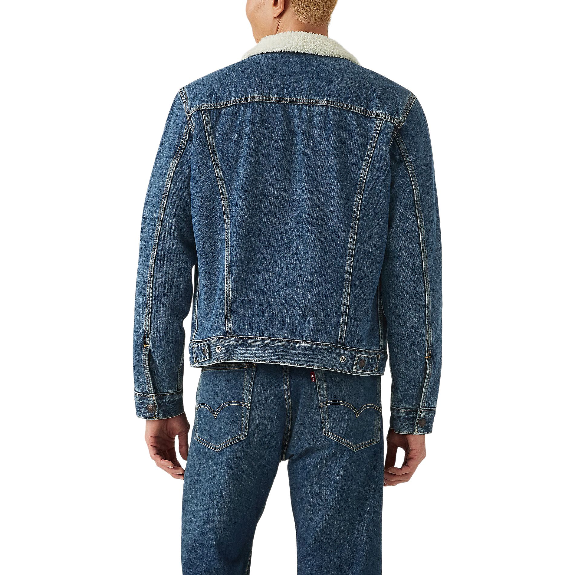Levi's Men's Sherpa Denim Trucker Jacket