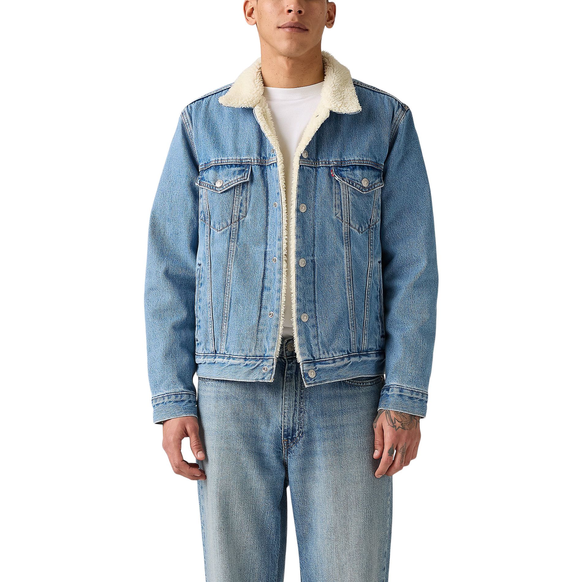Levi's Men's Sherpa Denim Trucker Jacket